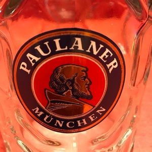 Vintage Paulaner Munchen 1 Liter Beer Mug